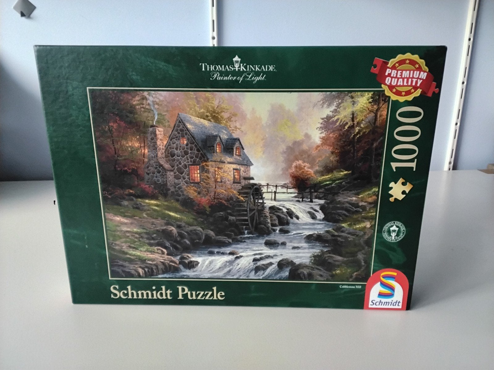Leg puzzel Thomas Kinkade, Ophalen of Verzenden, 500 t/m 1500 stukjes, Gebruikt, Legpuzzel