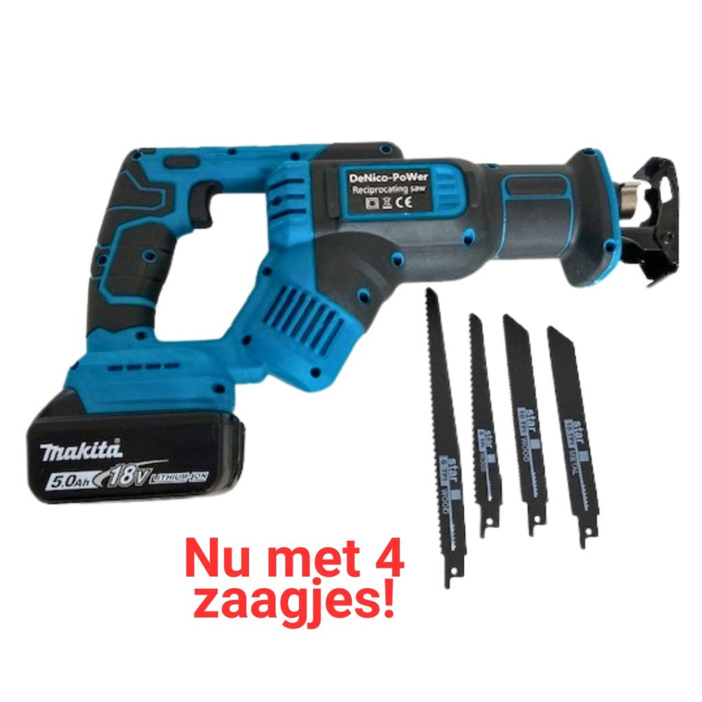 Reciprozaag Snoeizaag Afkortzaag voor Makita accu 18V LXT