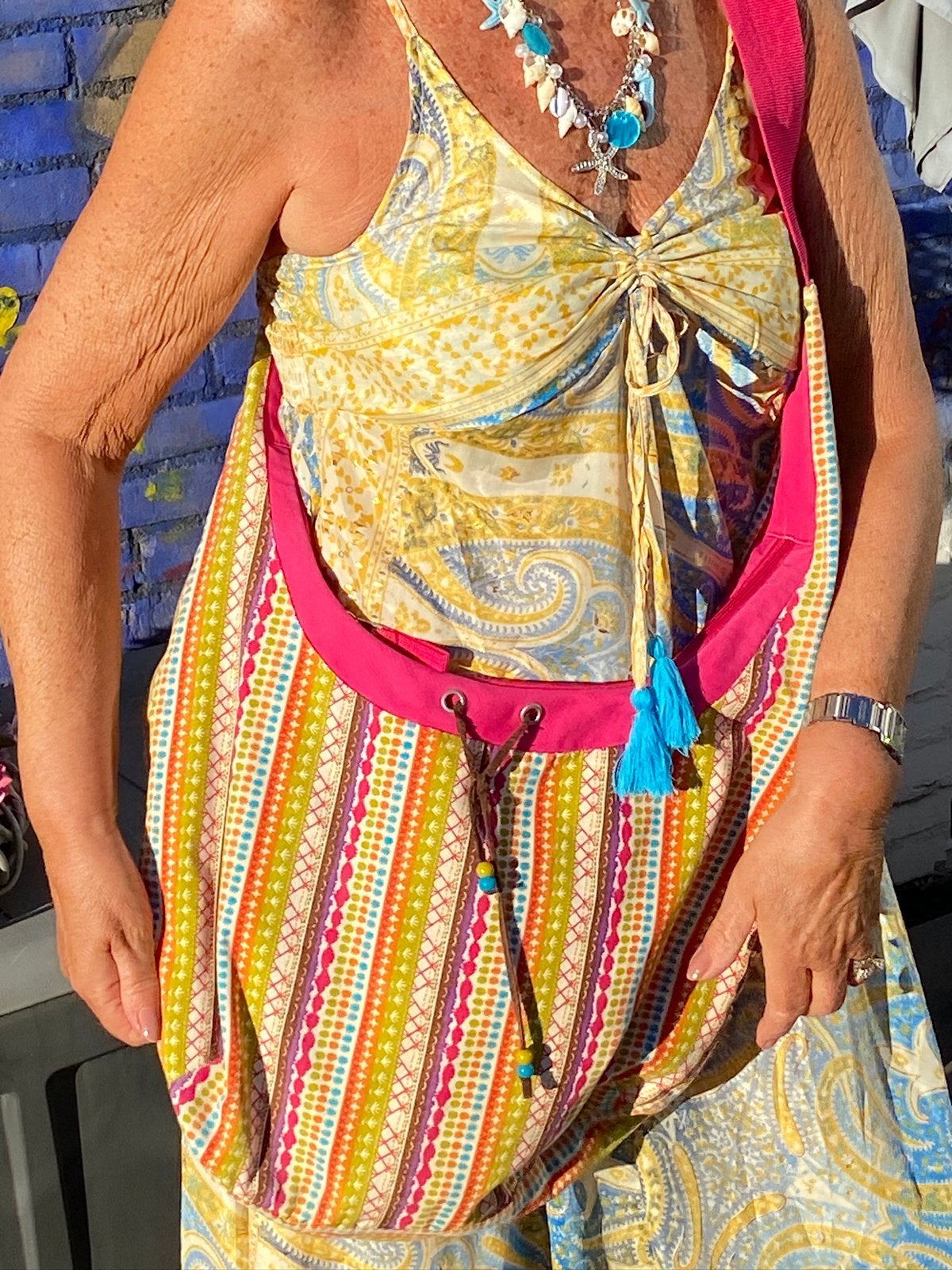 Ibiza tas Boho Bohemien, Ophalen of Verzenden, Zo goed als nieuw