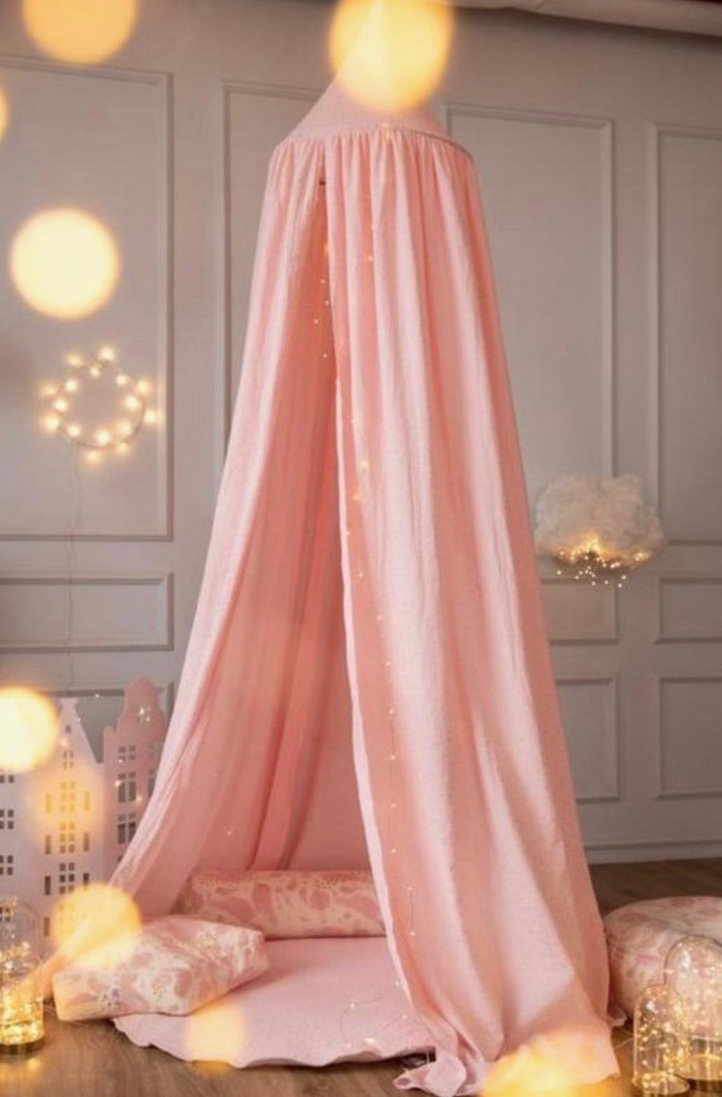 Wigiwama Klamboe Kinderkamer Roze met Gouden Dots, Ophalen, Overige merken, Zo goed als nieuw, Klamboe