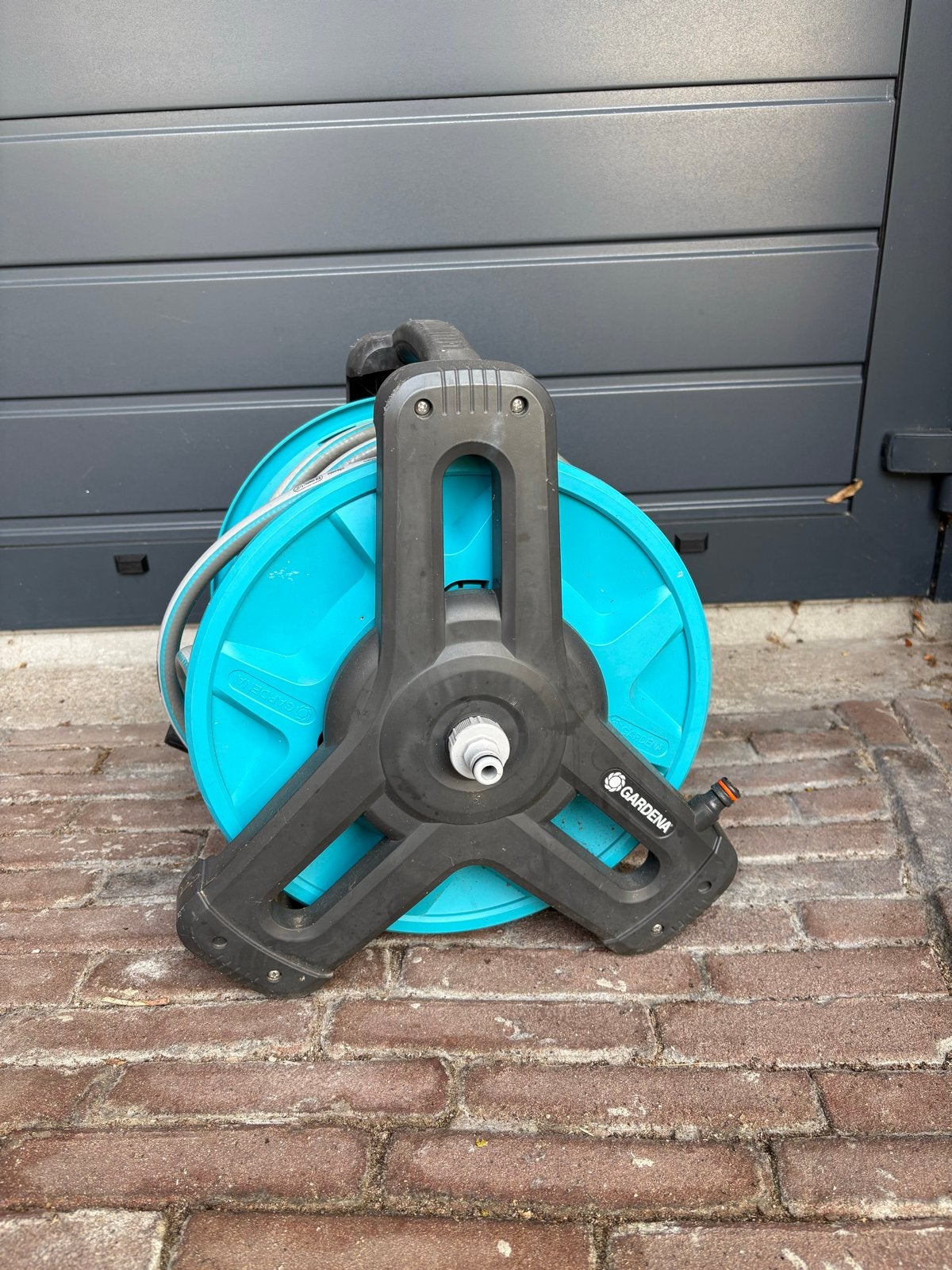 Gardena oprol tuinslang met haspel, Ophalen of Verzenden, Gebruikt, Tuinslanghaspel