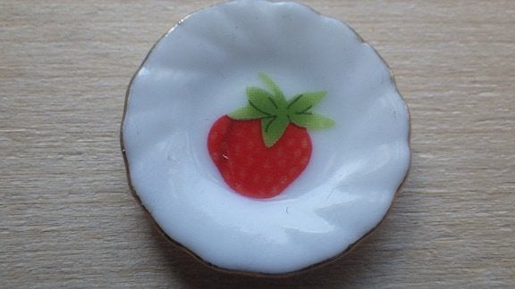 Poppenhuis: Keramisch Bordje, Ophalen of Verzenden, Nieuw, Poppenhuis