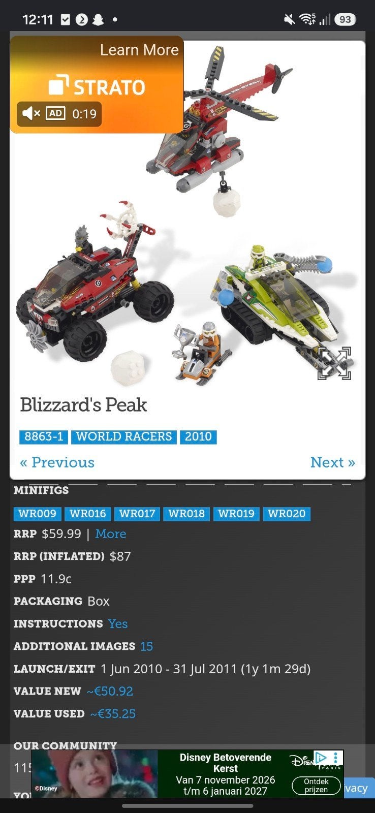 Lego World Racers 8864, 8898, 8863 en 8899, Ophalen of Verzenden, Zo goed als nieuw