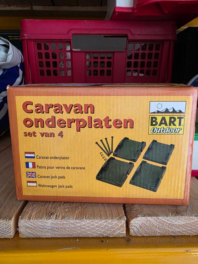 Caravan onderplaten set van 4 - BART Outdoor, Ophalen of Verzenden, Nieuw