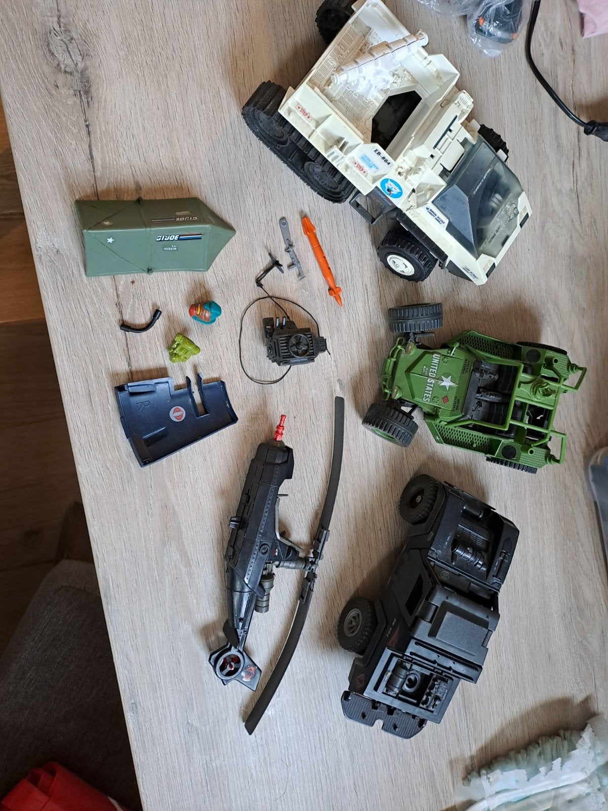 gi joe voertuigen incompleet, Ophalen of Verzenden, Gebruikt