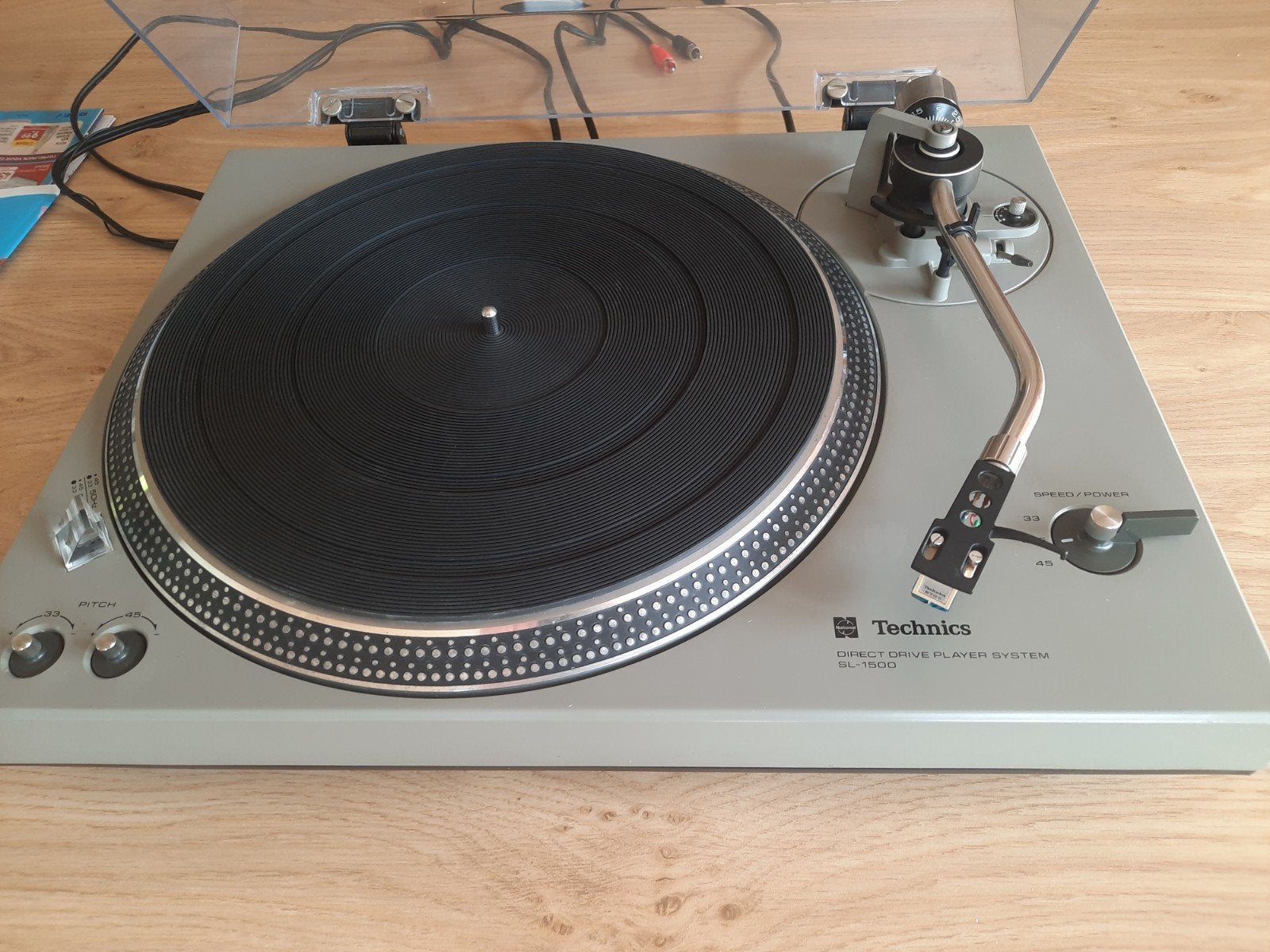 Technics SL-1500 direct drive platenspeler., Audio, Tv en Foto, Ophalen, Gebruikt, Pitch-regelaar, Platenspeler