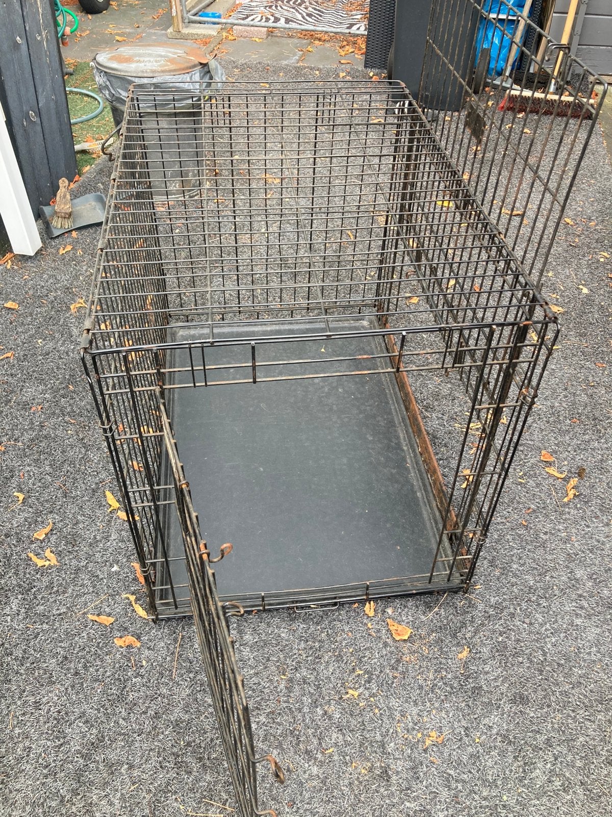 Stevige Bench hond of kat zwart, Dieren en Toebehoren, Hondenhokken, Ophalen, Gebruikt, 75 tot 110 cm, 65 tot 100 cm
