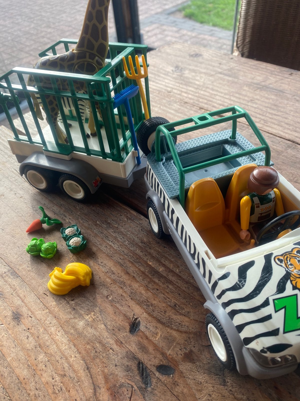 Playmobile dierentransport met aanhanger 4855, Ophalen of Verzenden, Zo goed als nieuw