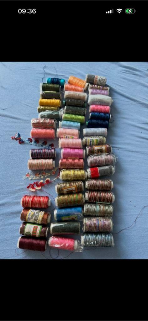 Hand werkt naylon gaaren heel mooi heelveel bieden, Hobby en Vrije tijd, Borduren en Borduurmachines, Ophalen of Verzenden, Zo goed als nieuw