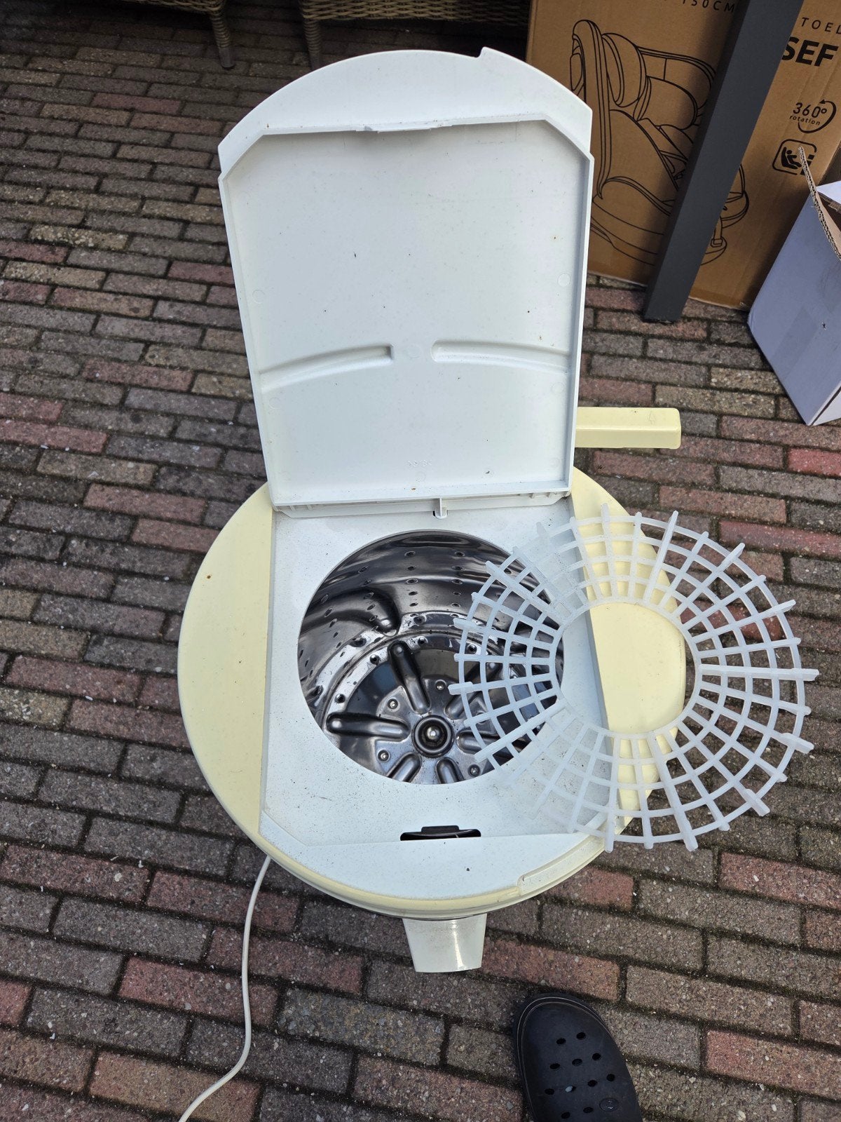 Zanussi centrifuge, Ophalen, Gebruikt