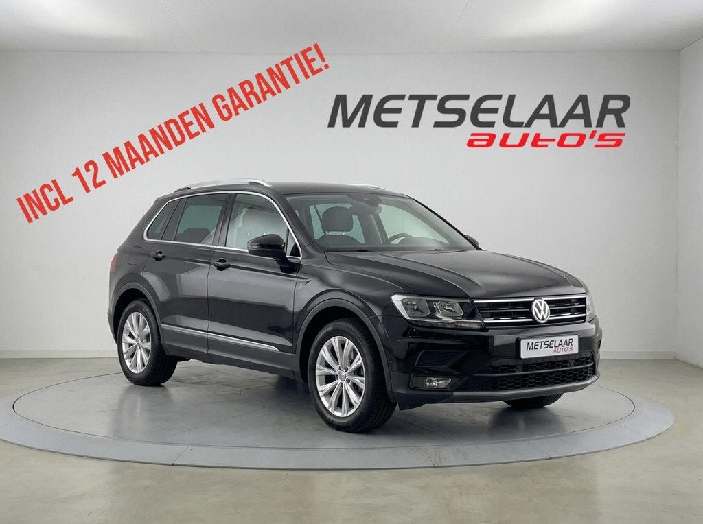 Volkswagen Tiguan 1.5 TSI ACT ✅Adapt.cruise ✅AppleCarpla, Gebruikt, 150 pk, Zwart, Origineel Nederlands