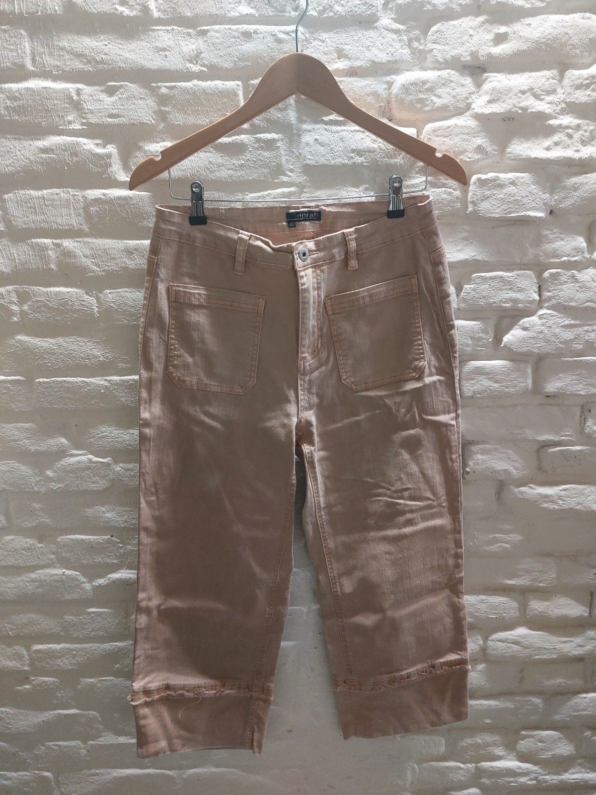 Norah Capri Broek Maat 40, Maat 38/40 (M), Verzenden, Zo goed als nieuw, Driekwart