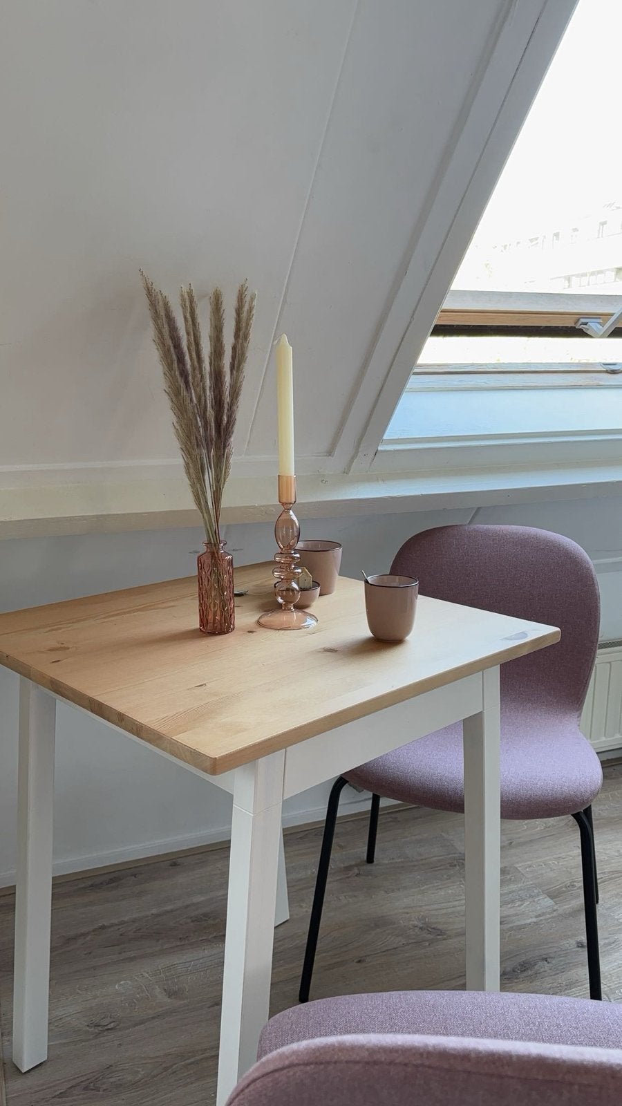 Pinntorp ikea tweepersoons tafel, Ophalen, 50 tot 100 cm, Vierkant, Tot twee personen