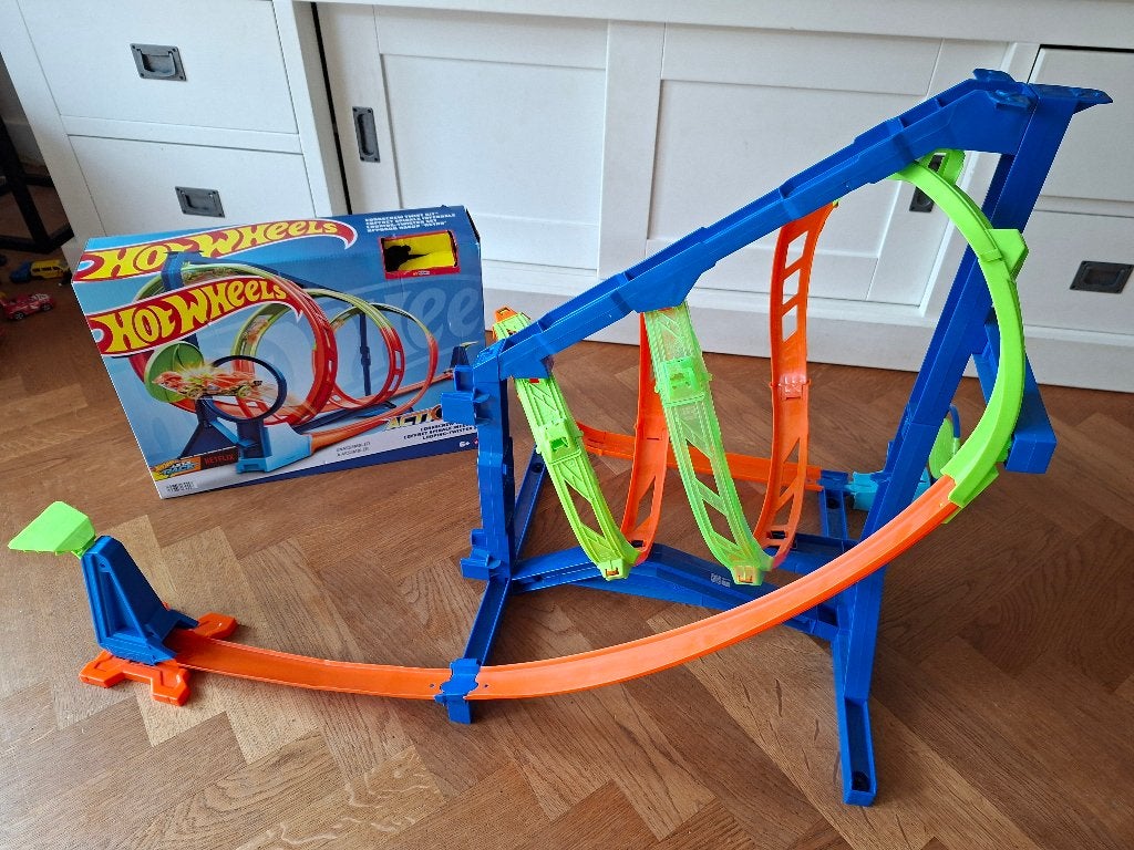 Hot Wheels Looping Twister set, Kinderen en Baby's, Ophalen, Hot Wheels, Handmatig, Met looping