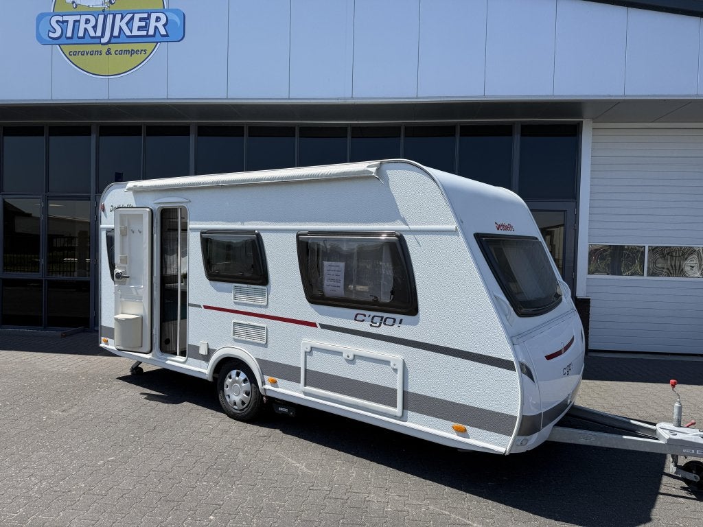 Dethleffs C'Go 475 EL 2 Aparte bedden + Zit + WC 1040KG Leeg, Lengtebed, Bedrijf, Tot en met 4, 1000 - 1250 kg