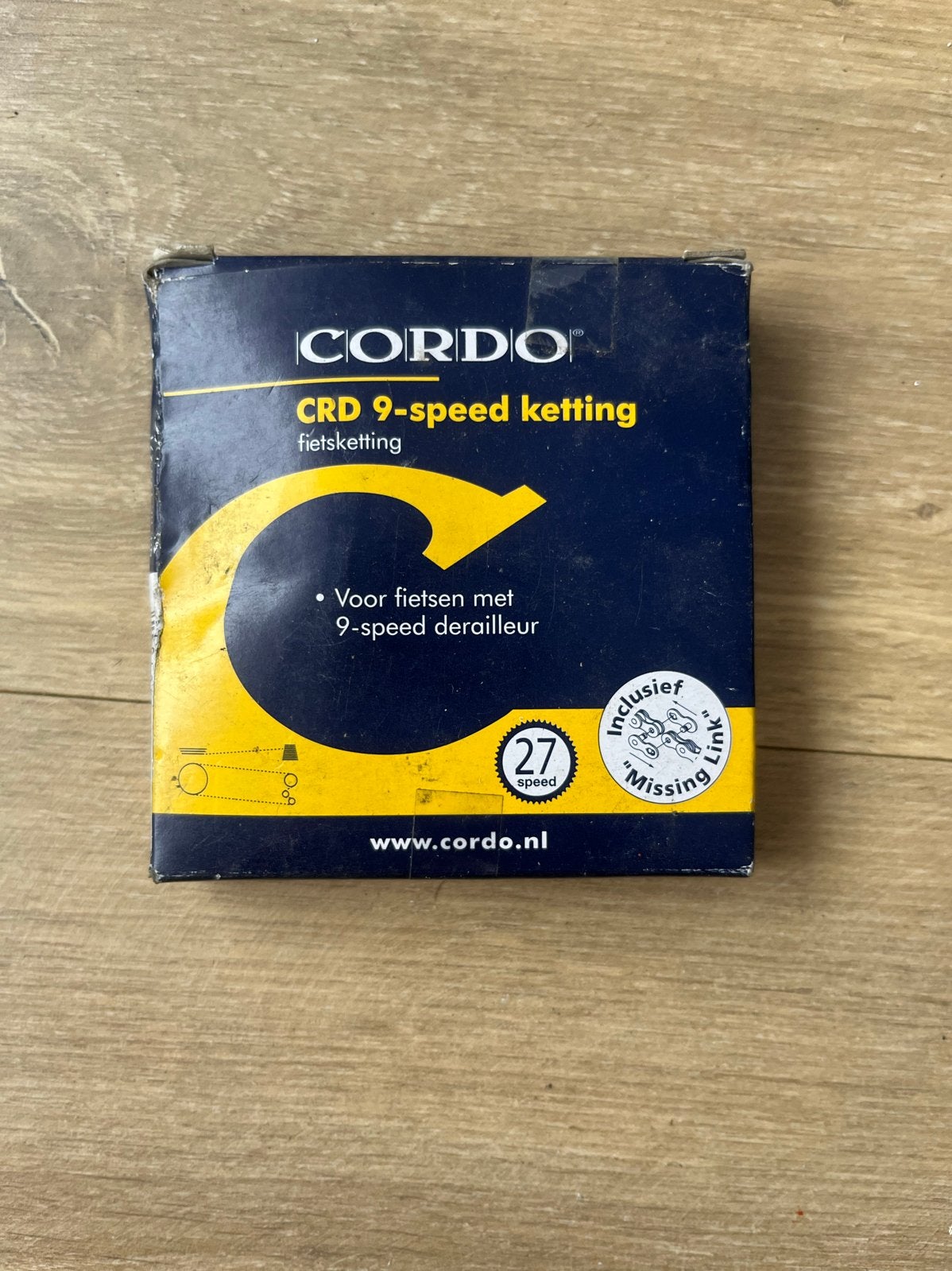 Cordo CRD 9-speed fietsketting (MOET WEG), Ophalen of Verzenden, Derailleur of Ketting, Stadsfiets, Nieuw