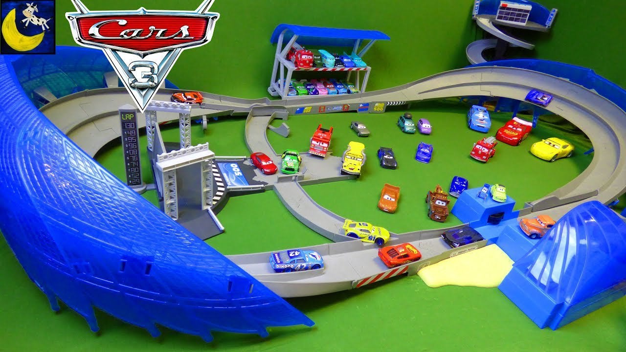 Disney Cars Ultimate Florida Speedway - Grote racebaan, Kinderen en Baby's, Overige merken, Racebaan, Zelf te bouwen, Ophalen of Verzenden