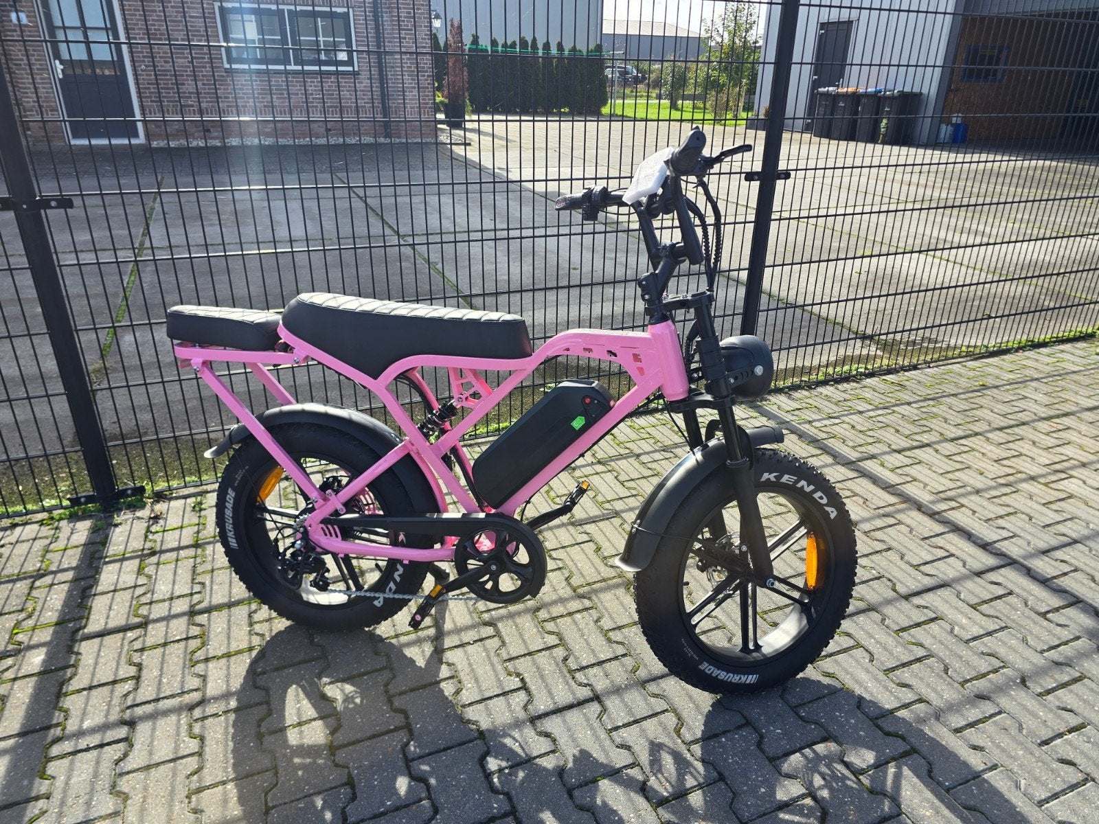 Fatbike V20 Pro - Roze - Alarm - Stepjes Garantie Bon+ Accu, Fietsen en Brommers, 59 cm of meer, Nieuw, Overige merken