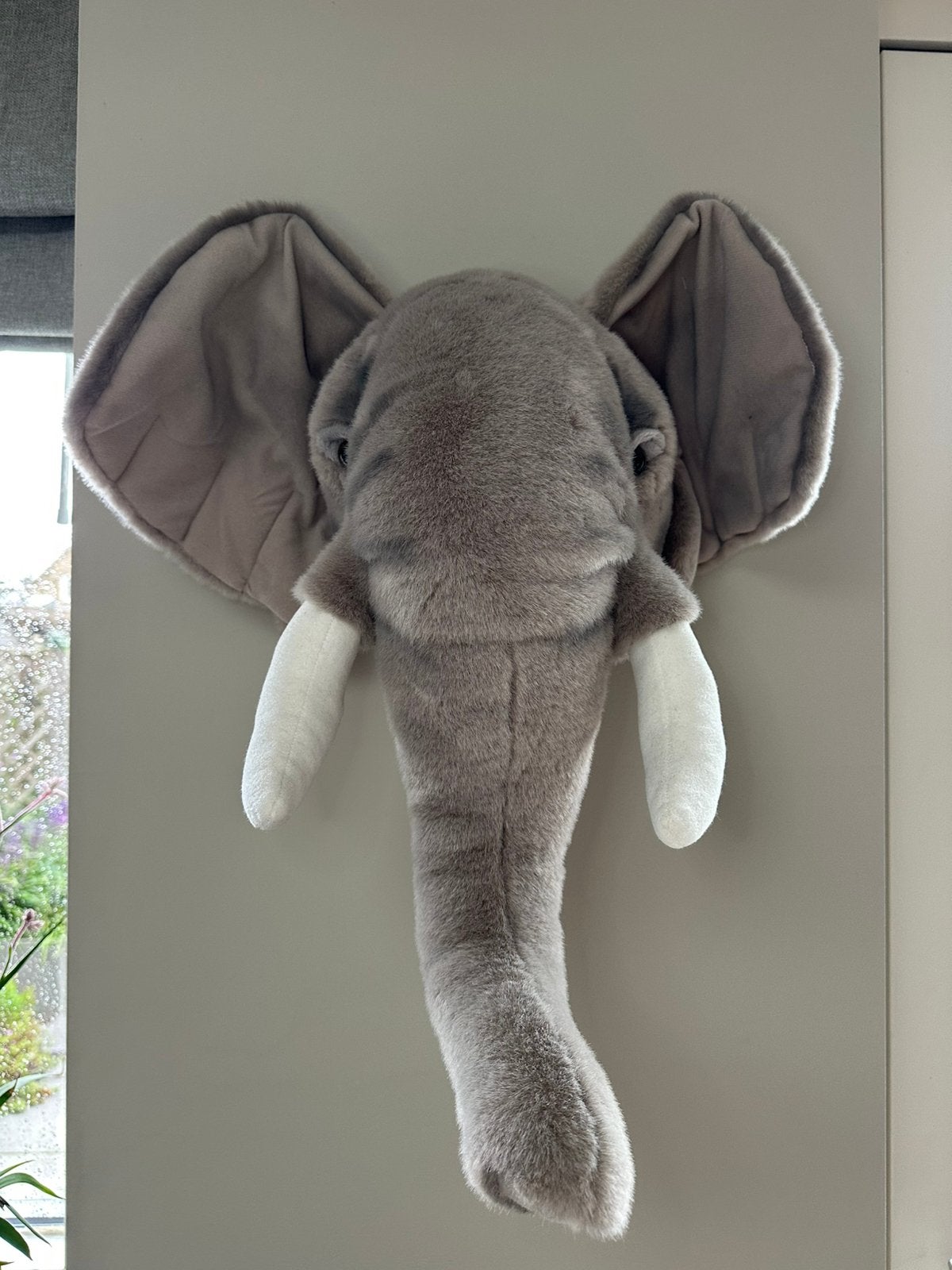 Dierenkop olifant, Ophalen of Verzenden, Zo goed als nieuw, Wanddecoratie