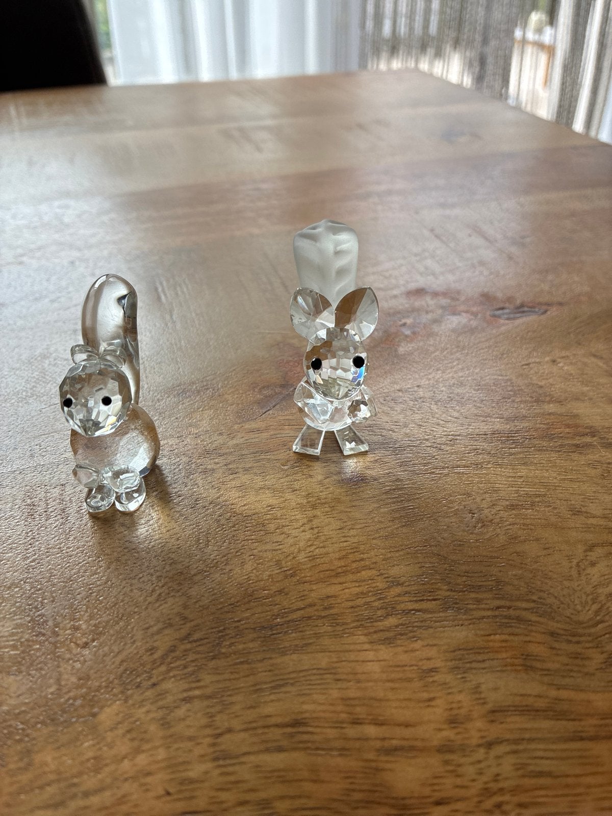 Zillertaler Kristal eekhoorn en konijn met certificaat, Verzamelen, Swarovski, Ophalen, Zo goed als nieuw, Figuurtje