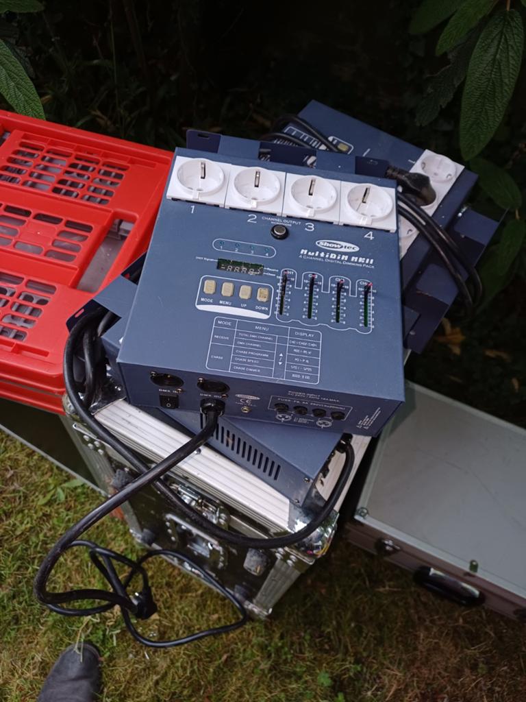 ShowTec MultiDim MKII, 4-kanaals digitaal DMX dimmer, Ophalen, Gebruikt