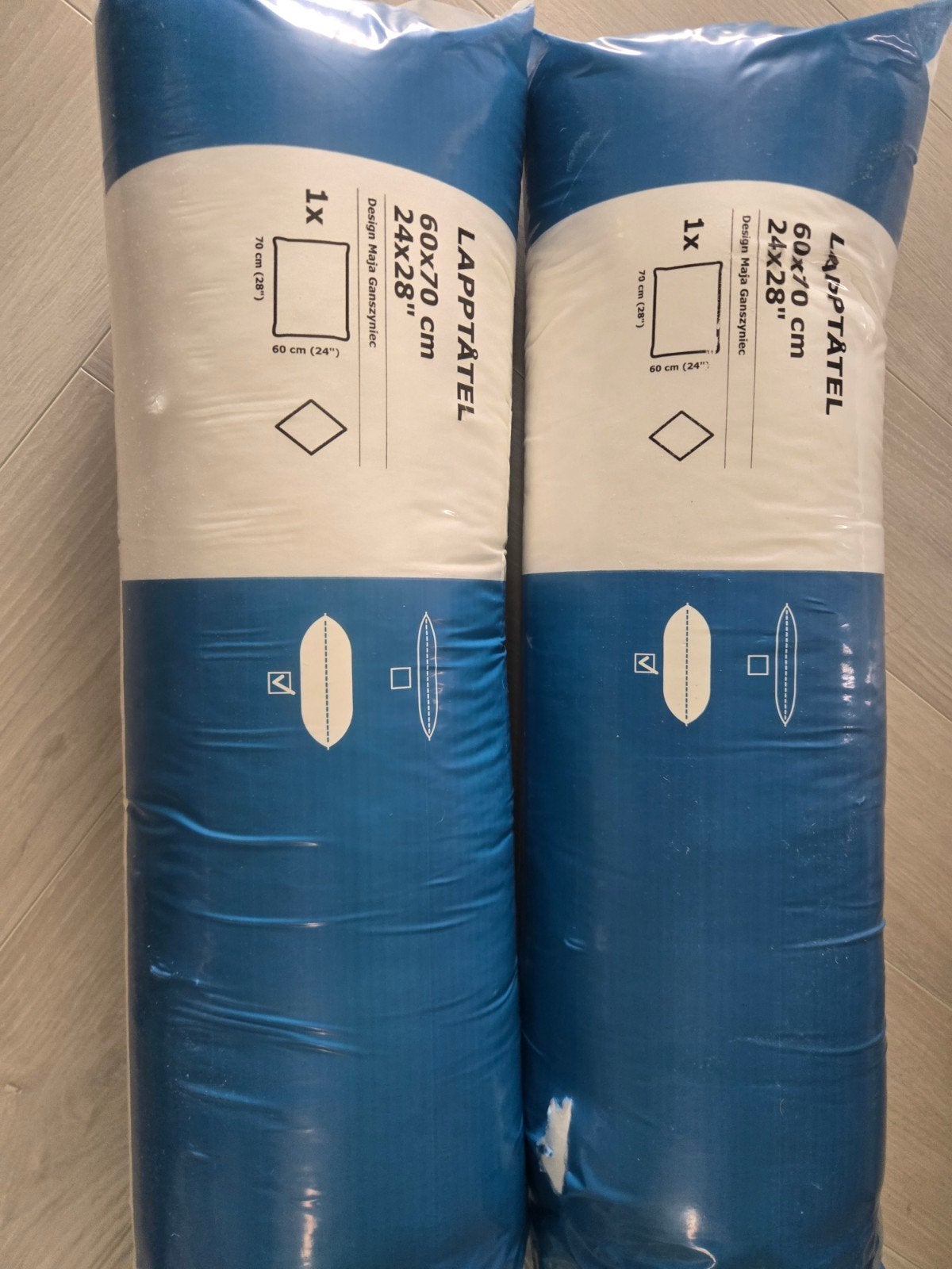 IKEA LAPPTÅTEL Kussens 60x70 cm - Nieuw, Ophalen, Wit, IKEA, Hoofdkussen