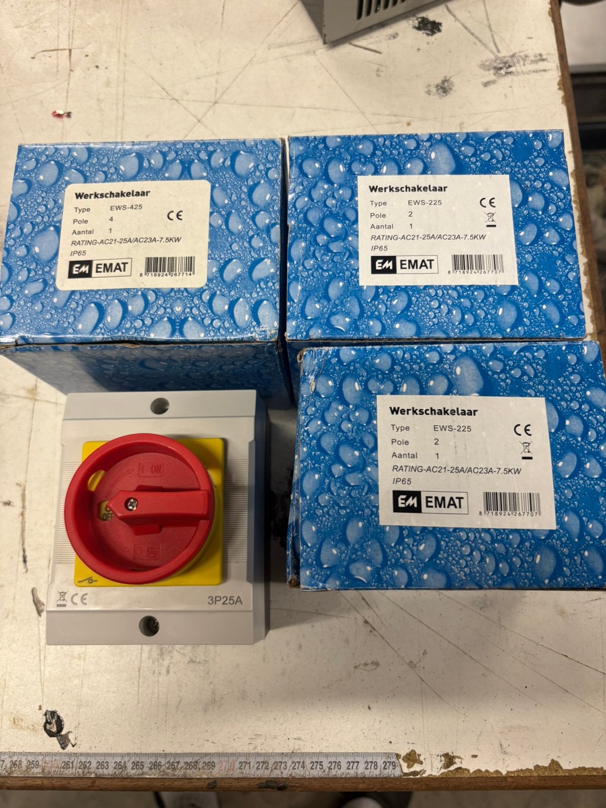 Diversen  nieuwe  machine schakelaars / werkschakelaars, Ophalen, Emat, Nieuw, X