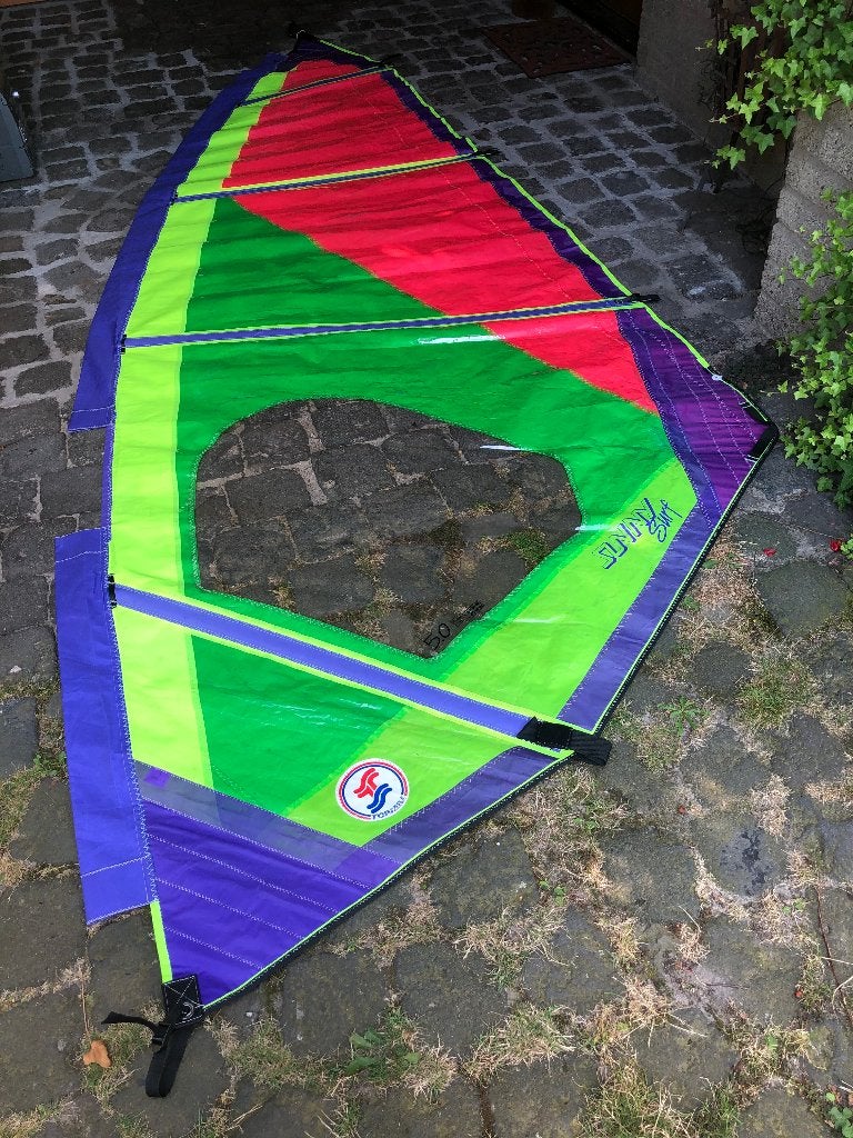 Doorgelat surfzeil 5 en 5,9 m2, Watersport en Boten, Overige merken, Gebruikt, 5 tot 6.5 m², Ophalen of Verzenden