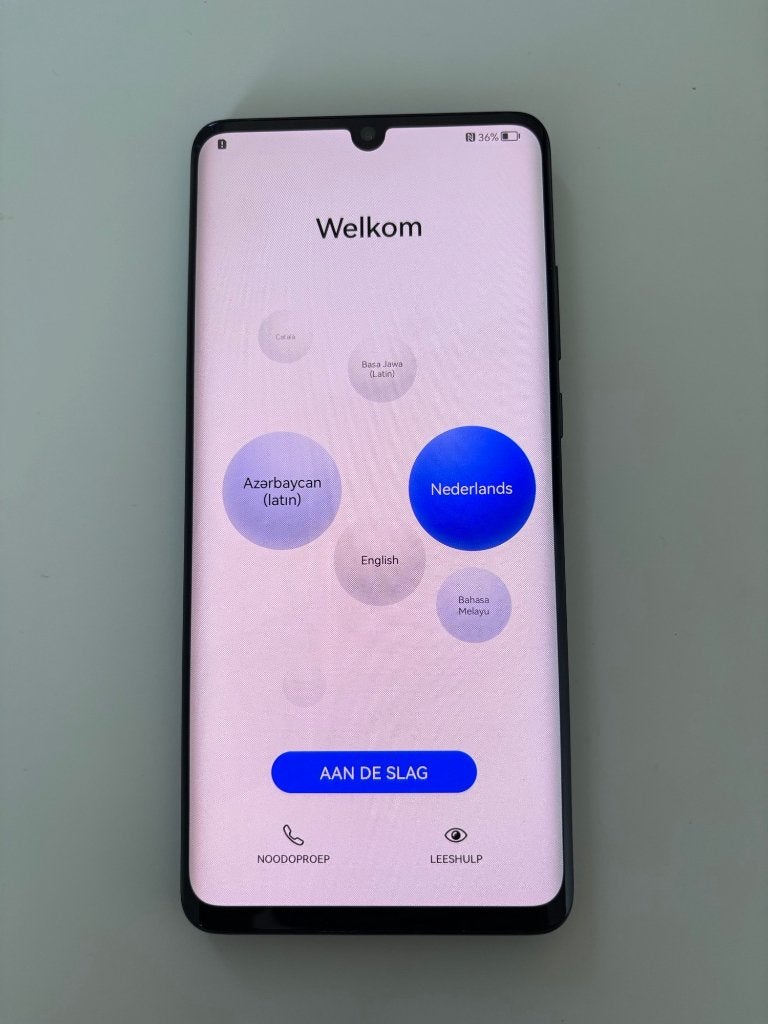 Huawei P30 Pro 128GB, Blauw, Touchscreen, Ophalen of Verzenden, Zo goed als nieuw