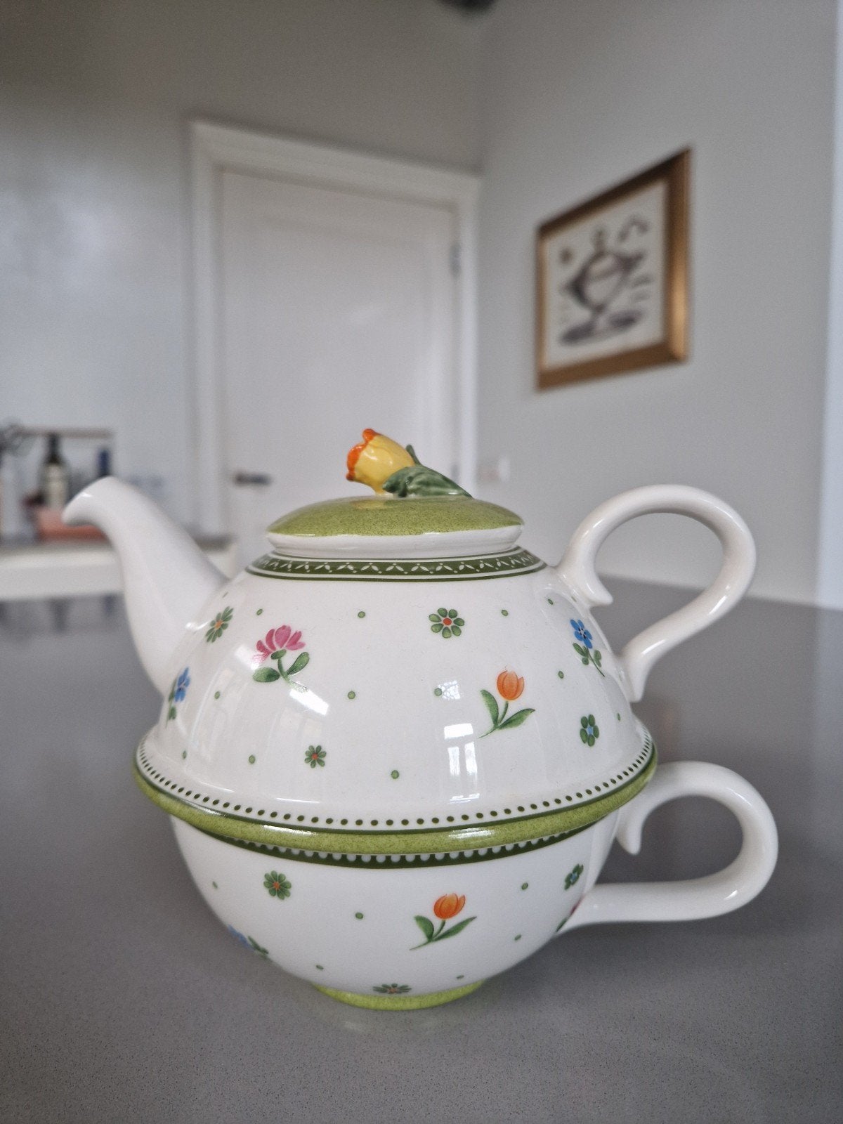 Tea For One Theepotje Villeroy en Boch Farmers Spring, Ophalen of Verzenden