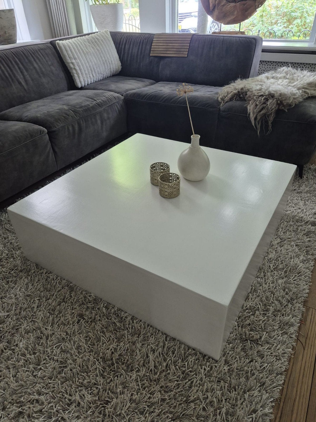 Nieuwe SALONTAFEL., 50 tot 100 cm, Vierkant, Nieuw, 50 tot 100 cm