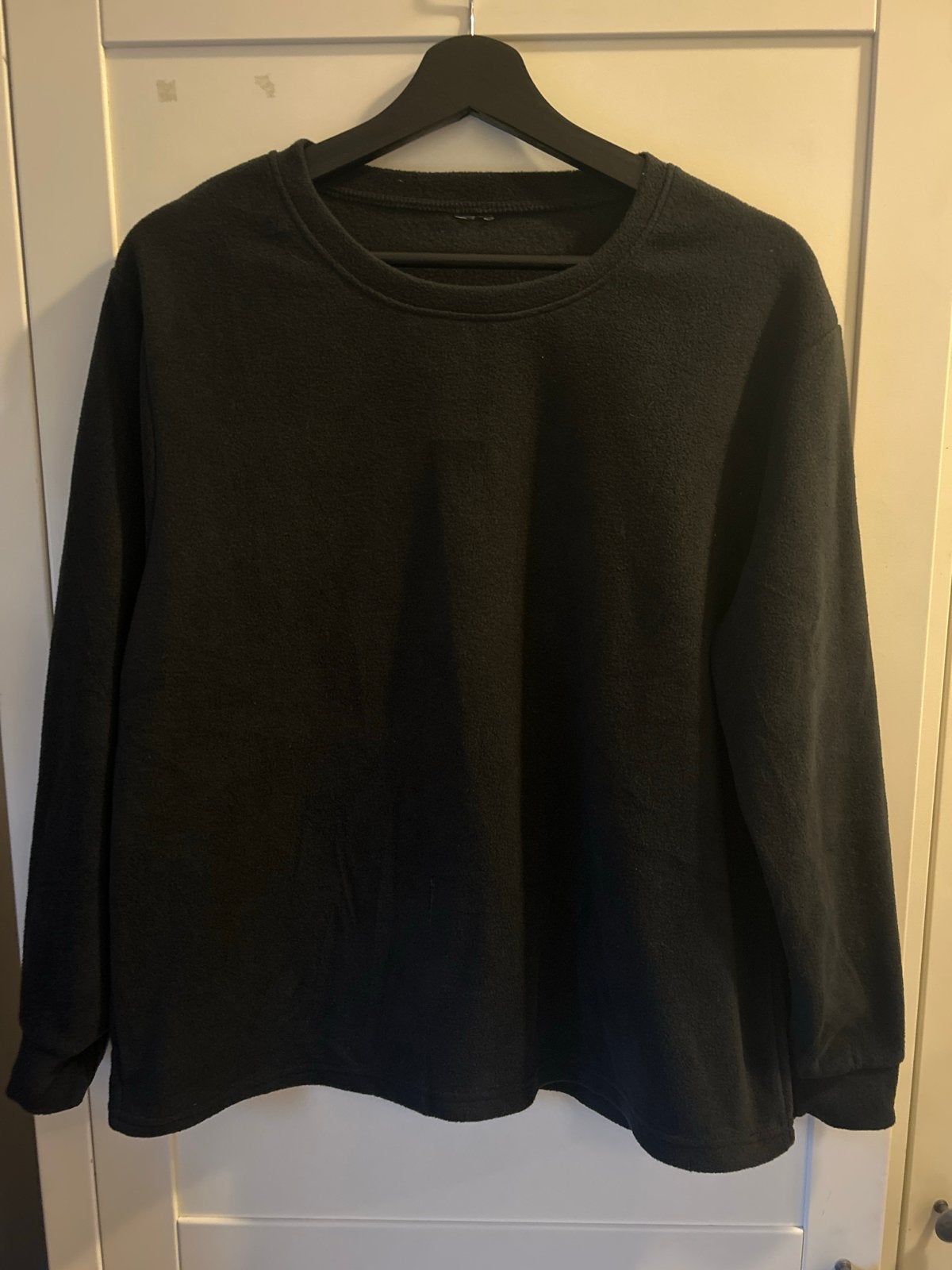Zwarte fleece trui, maat M, Kleding | Dames, Ophalen of Verzenden, Zo goed als nieuw, Maat 38/40 (M), Zwart