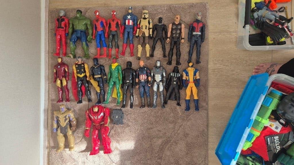 Superhelden figuren, Kinderen en Baby's, Ophalen of Verzenden, Gebruikt