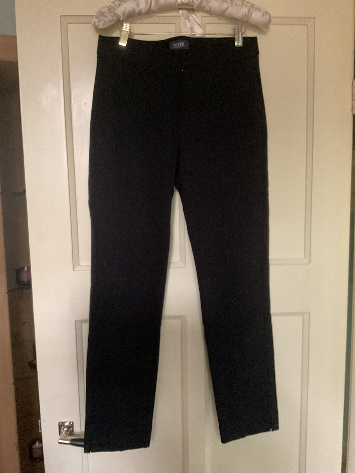 NOT YOUR DAUGHTERS JEANS ZWARTE SKINNY BROEK MT 4, Zwart, Ophalen of Verzenden, NYDJ, Maat 36 (S)