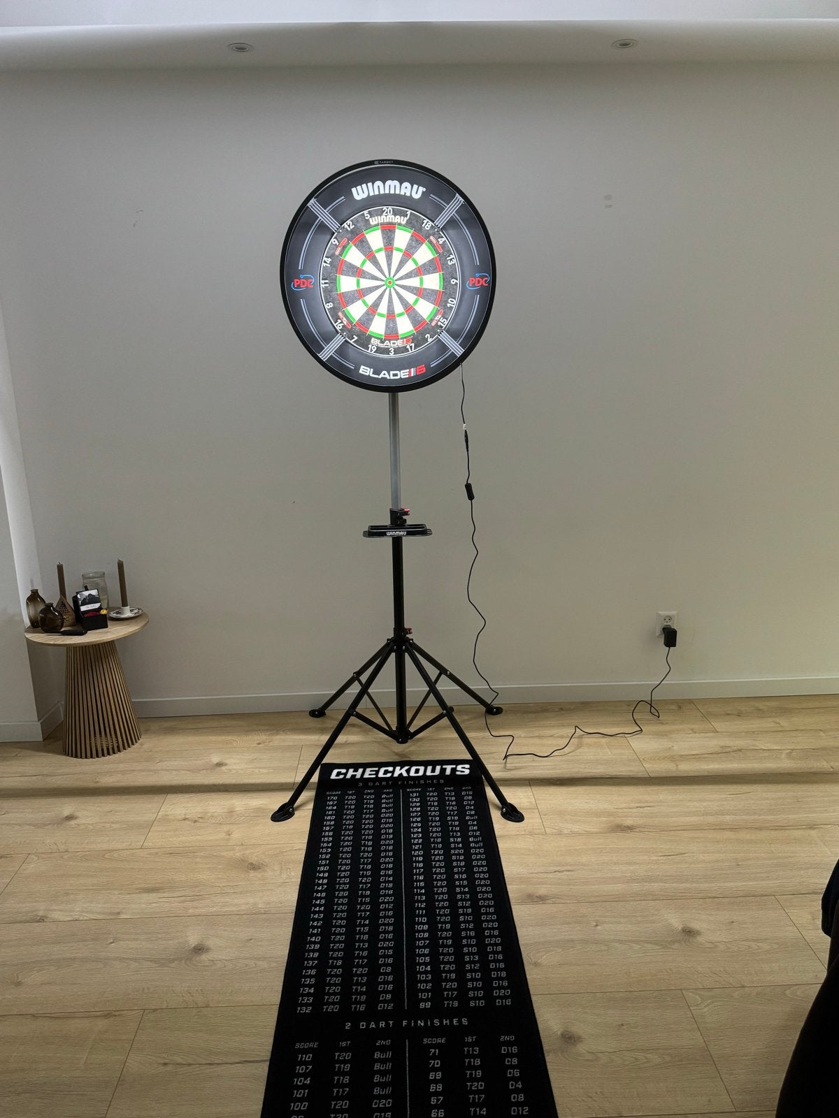 Complete dart set, Ophalen, Zo goed als nieuw, Dartbord