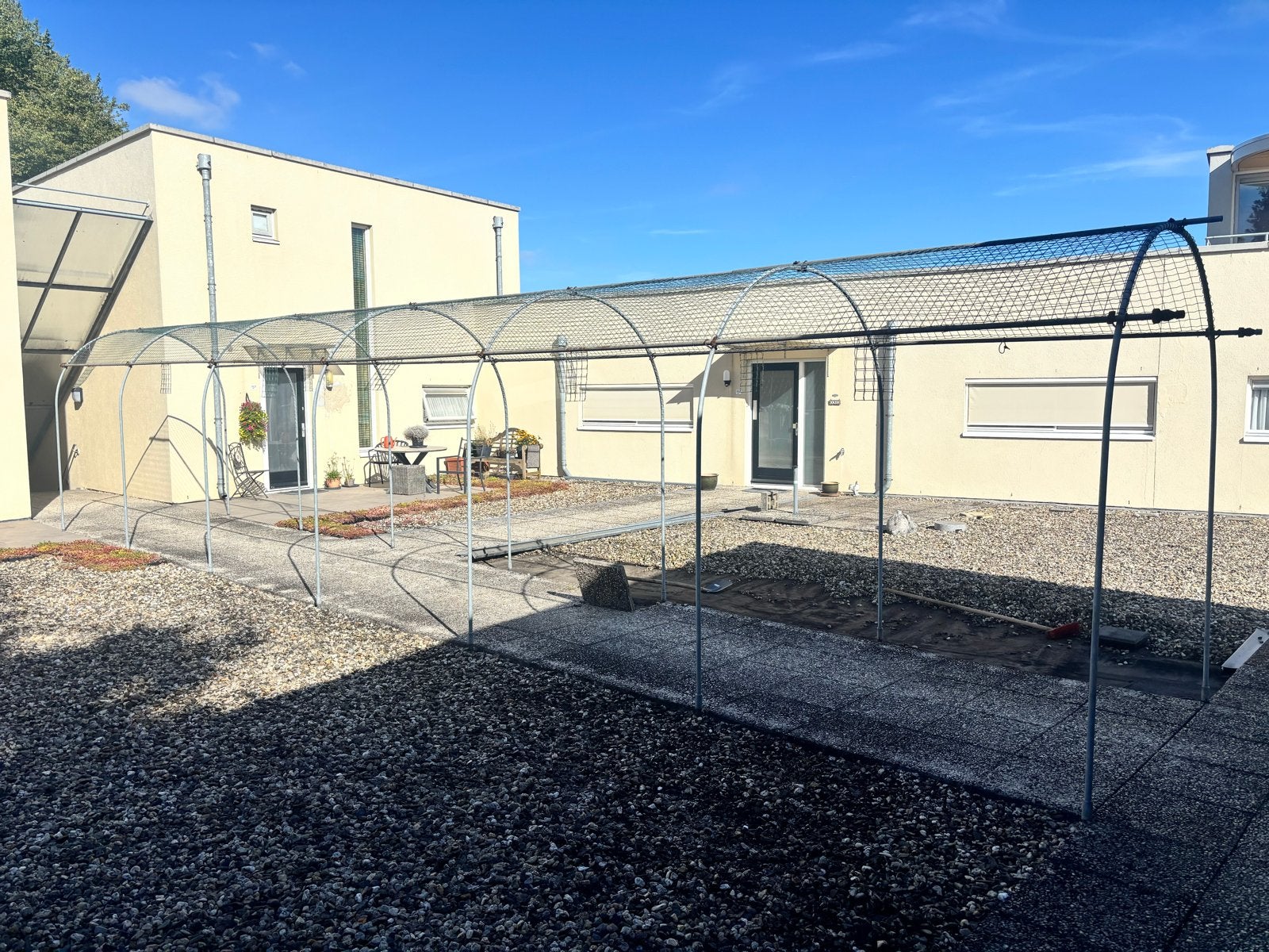 Grote tunnel 12 m1 x 2.00, Tuin en Terras, Kassen, Gebruikt, Overige materialen, Kweekkas, Ophalen