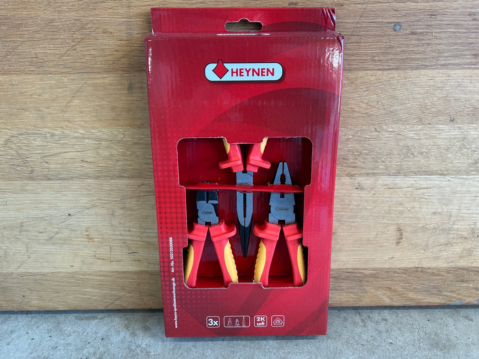 Heyco Heynen VDE Elektriciens Tangenset - 3-delig, Ophalen of Verzenden, Nieuw