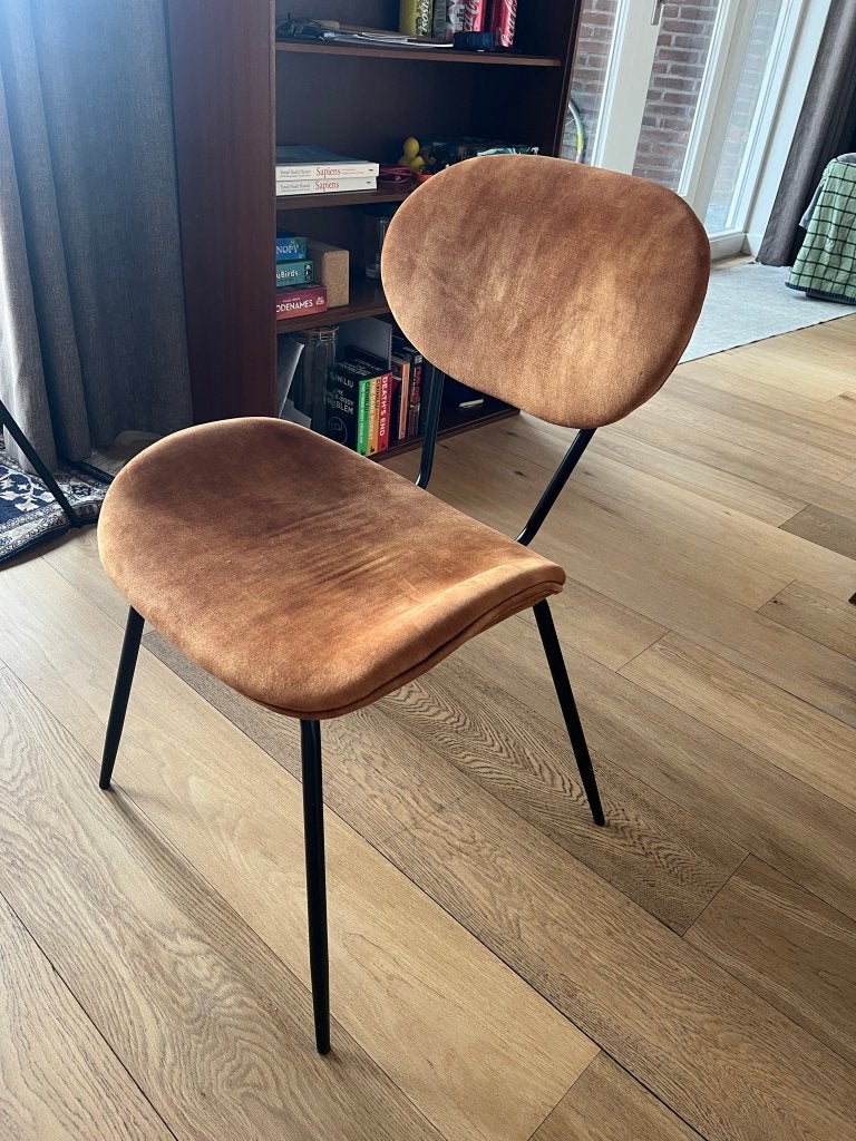 Lanterfant stoelen, twee stuks, Ophalen, Overige materialen, Twee, Bruin