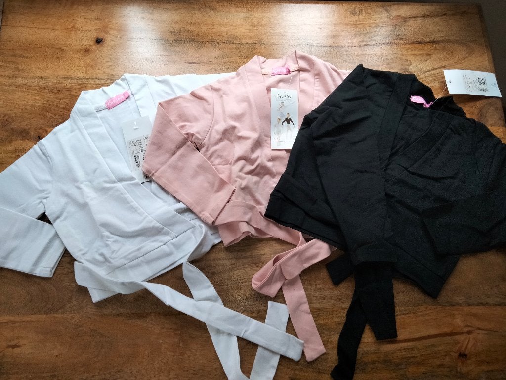Sansha wikkelvestje roze, wit en zwart diverse maten Nieuw, Sport en Fitness, Ophalen of Verzenden, Nieuw, Kleding