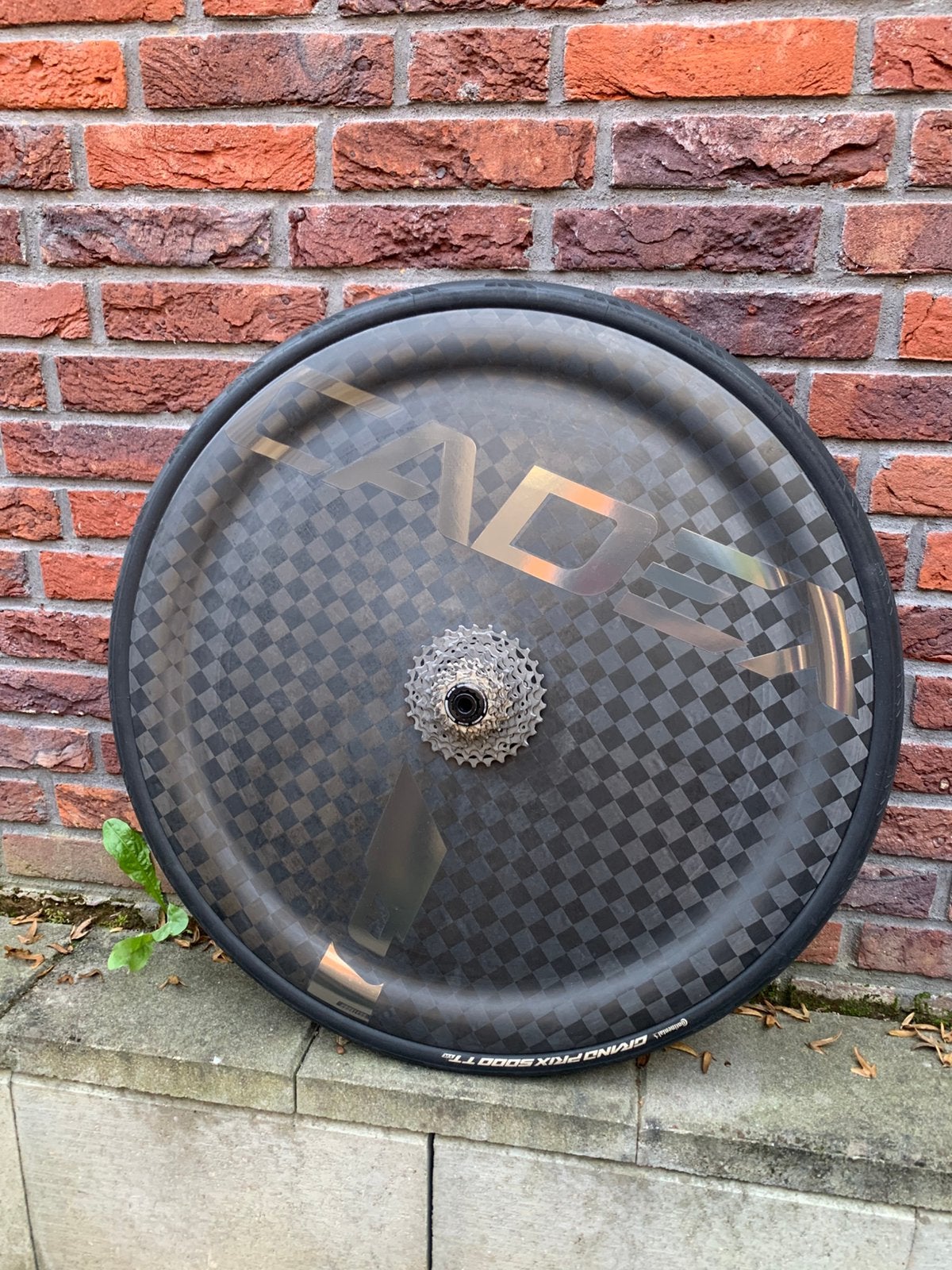 CADEX Aero Disc Tubeless (gen2) - incl band en schijf, Wiel, Ophalen of Verzenden, Zo goed als nieuw, Tijdrit-/triatlonfiets