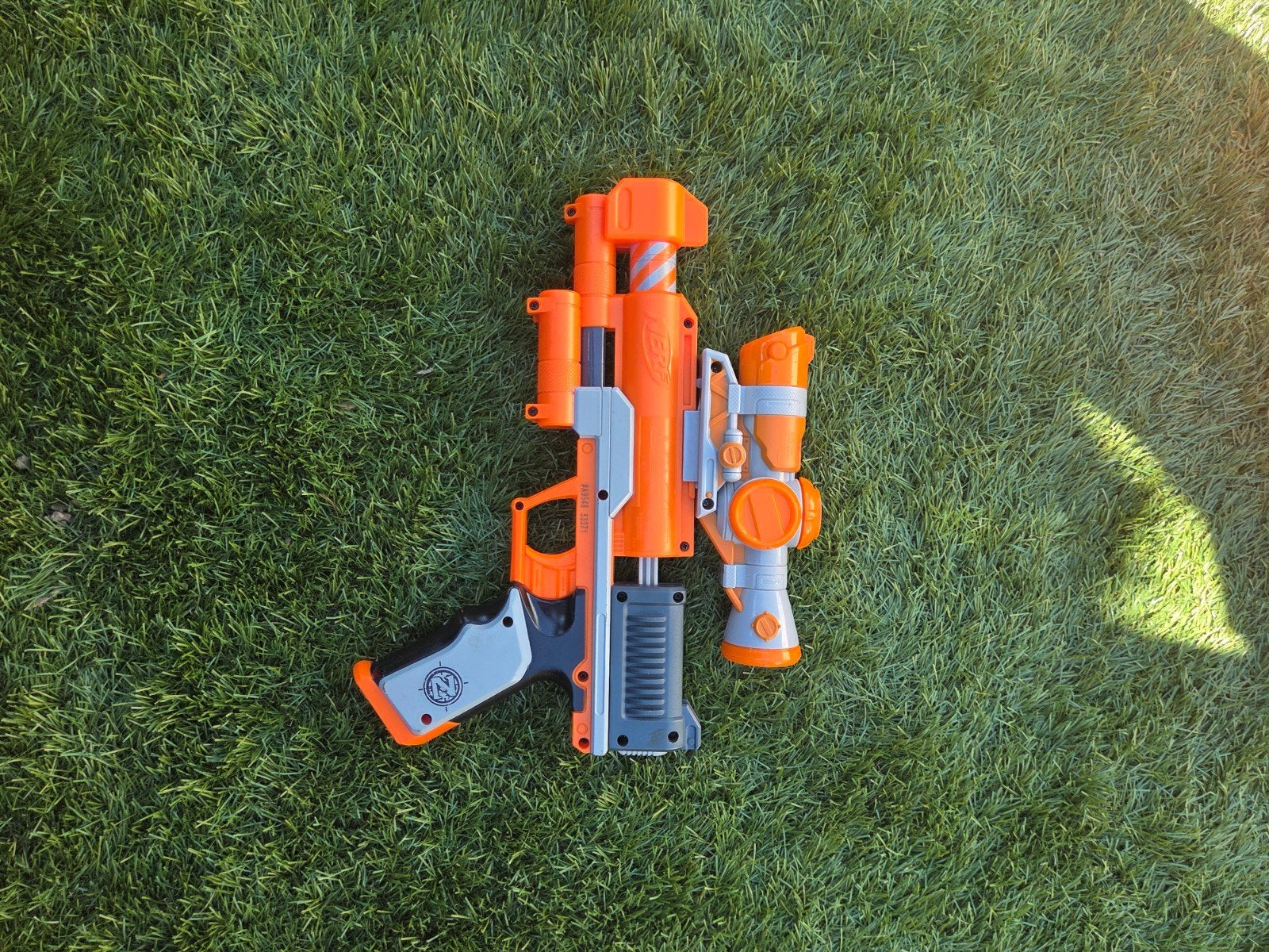 Nerf Cyberstrike Blaster met richtkijker, Ophalen, Zo goed als nieuw, Jongen of Meisje