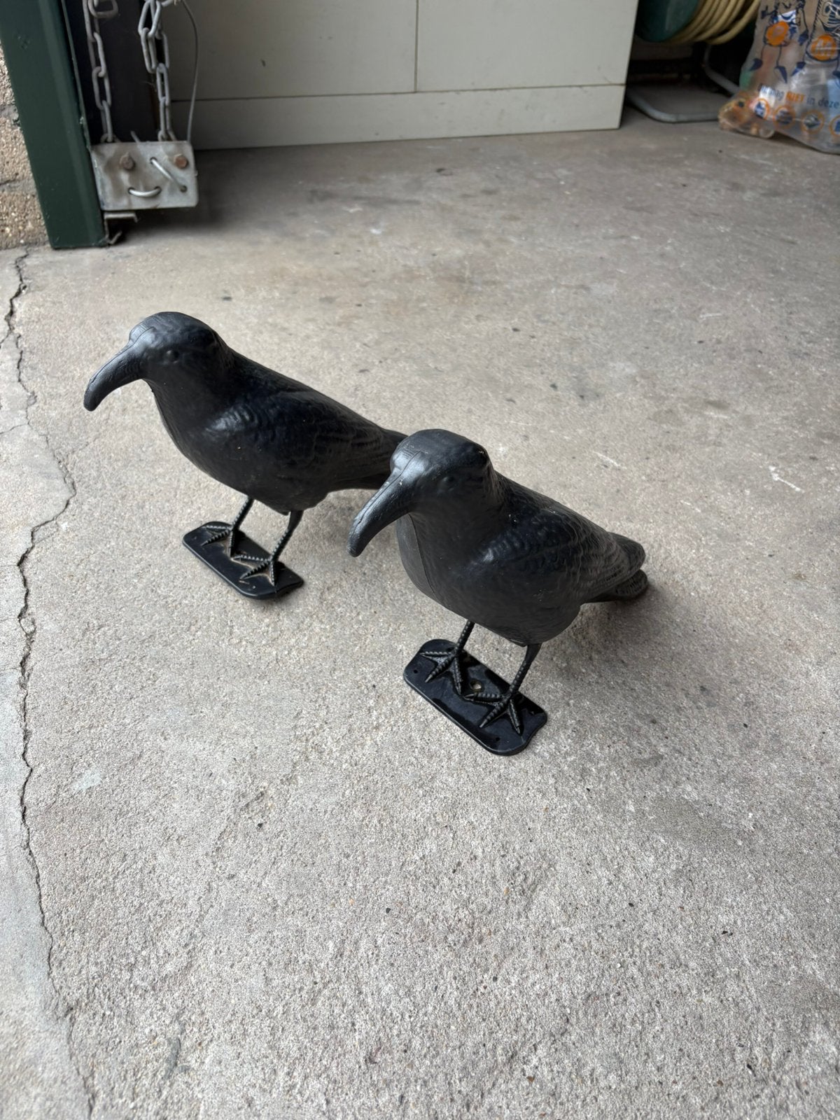 Plastic kraaien, Ophalen, Gebruikt
