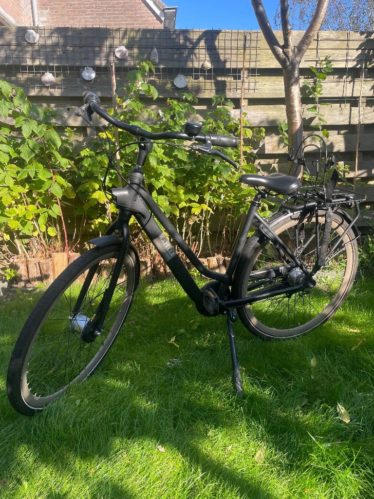 Nette Gazelle Esprit T7, maat L49, mat zwart, Ophalen, Gebruikt, 47 tot 50 cm, Versnellingen