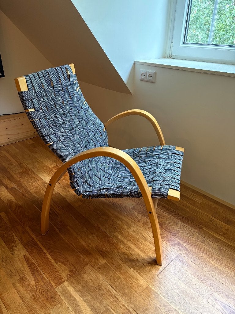 Vintage stoel design ikea jaren '80 / 1980, Huis en Inrichting, Stoelen, Ophalen, Gebruikt, Zwart, Vintage