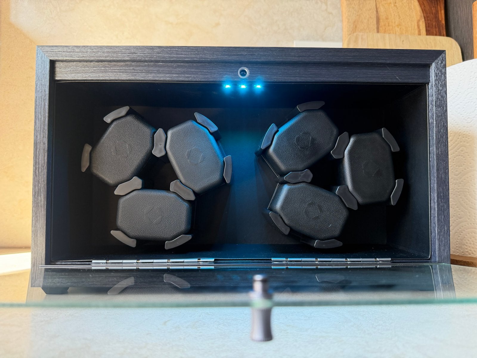 Klarstein Brienz Watch Winder voor 6 horloges, Sieraden, Tassen en Uiterlijk, Horloges | Heren, Ophalen, Nieuw, Overige merken