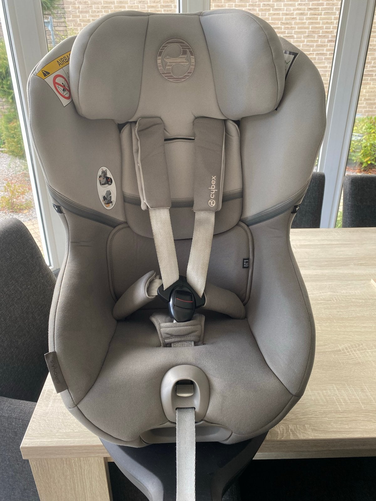 Cybex Sirona S-i size autostoel - Grijs, Gebruikt, 0 t/m 18 kg, Verstelbare rugleuning, Isofix