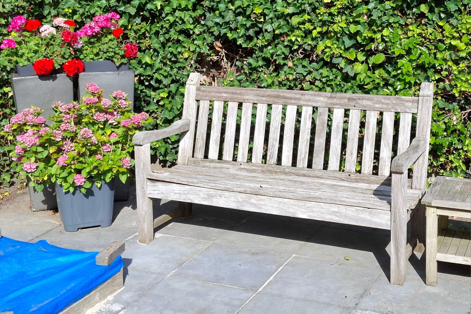 Vintage tuinbank, Tuin en Terras, Tuinbanken, Ophalen, Hout