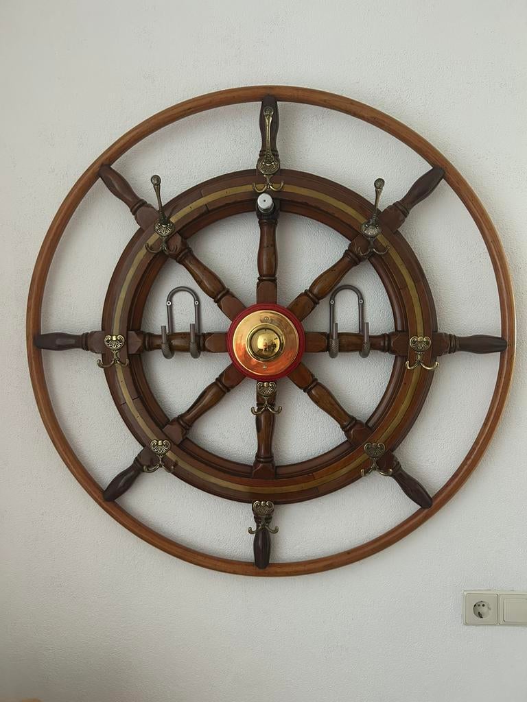 Stuurrad kapstok, Zo goed als nieuw, Minder dan 100 cm, Hout, Ophalen