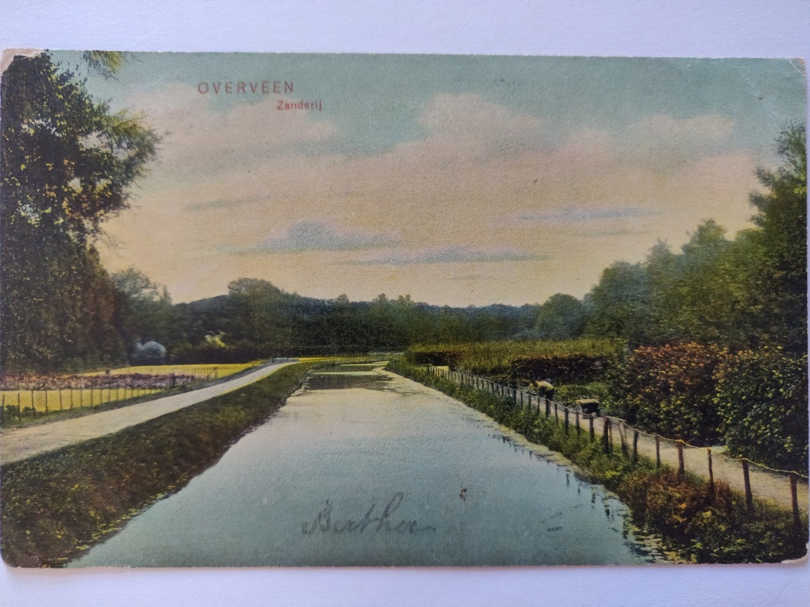 C188 Overveen 1908, Verzamelen, Ansichtkaarten | Nederland, 1920 tot 1940, Ophalen of Verzenden