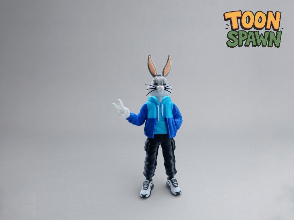 Urban Bugs Bunny – 30 cm – Street Style Figuur, Ophalen of Verzenden, Nieuw, Overige typen